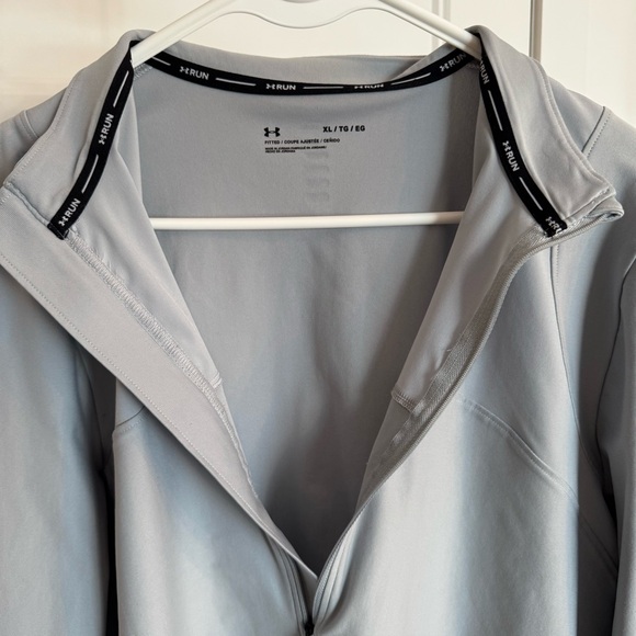 Under Armour Qualifier Half Zip Running Top - Grey - XL - Excellent Condition - Picture 7 of 14